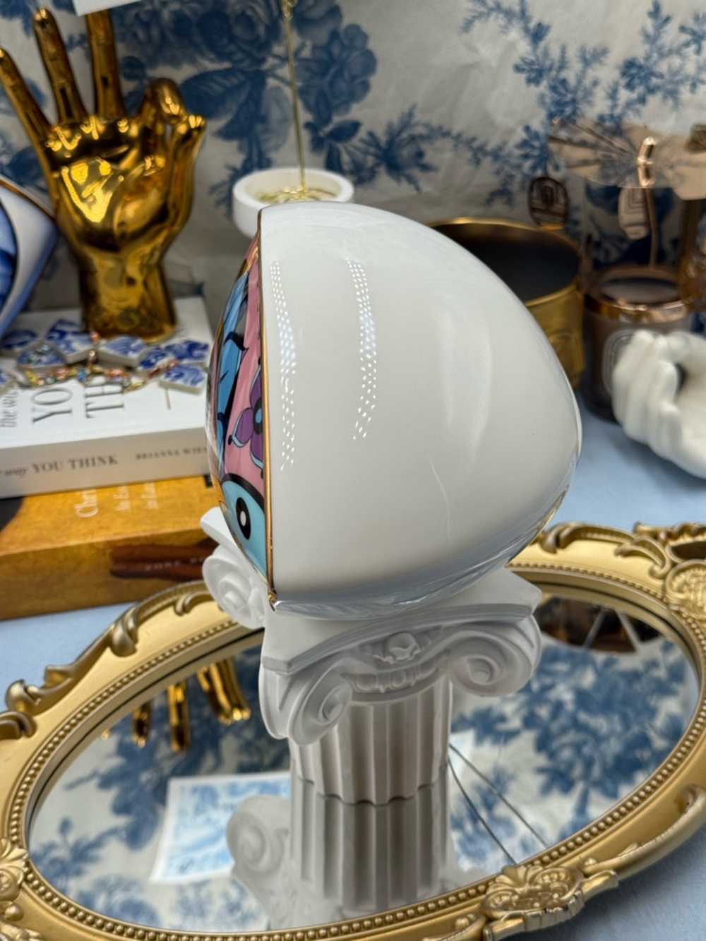 🆕 THE PROCURESS COLLECTION 🧿 All-Seeing Eye Paperweight - Boho Gold Pink - Picture 14 of 16